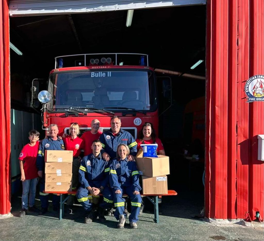 Ο Γρηγόρης Δημητριάδης στηρίζει το Πυροσβεστικό Σώμα Εθελοντών Πυροσβεστών Νέου Βουτζά 