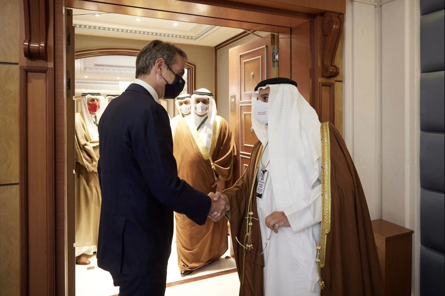 Τι συζήτησε ο Μητσοτάκης με τον πρίγκιπα διάδοχο του Μπαχρέιν