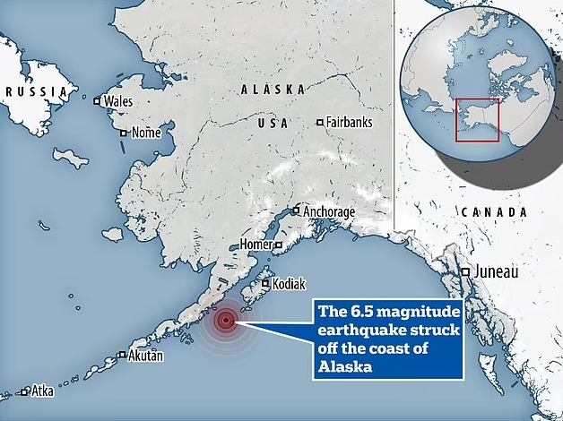 Σεισμός 6,5 Ρίχτερ στην Αλάσκα – Προειδοποίηση για τσουνάμι 