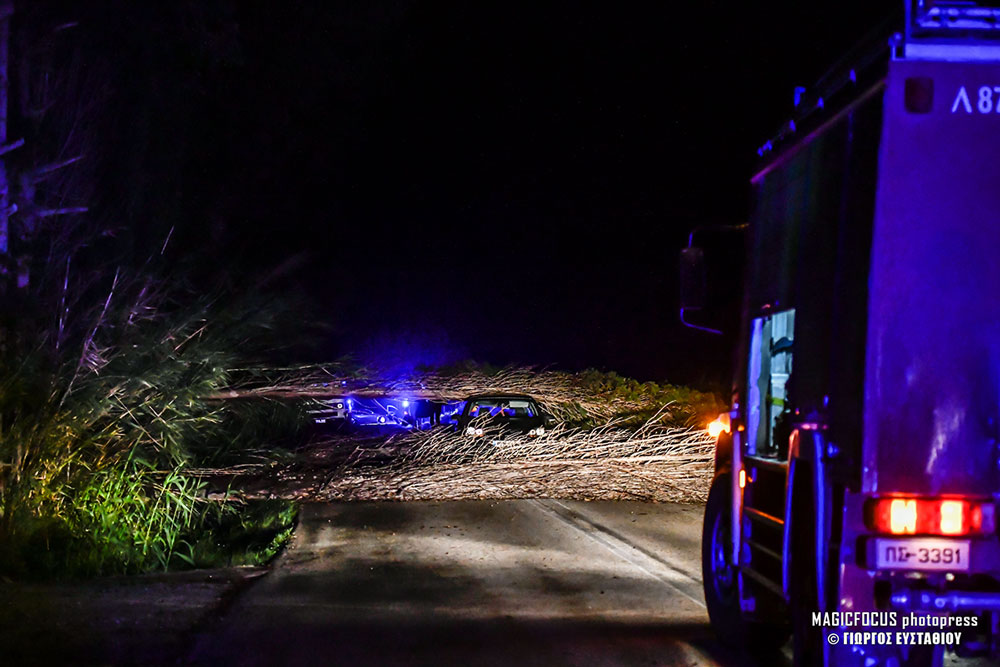 Καταστροφές από την κακοκαιρία σε Πάτρα και Πρέβεζα