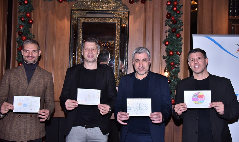 Άγγελος Χαριστέας, Θοδωρής Παπαλουκάς, Κώστας Κωνσταντινίδης, Τάκης Φύσσας