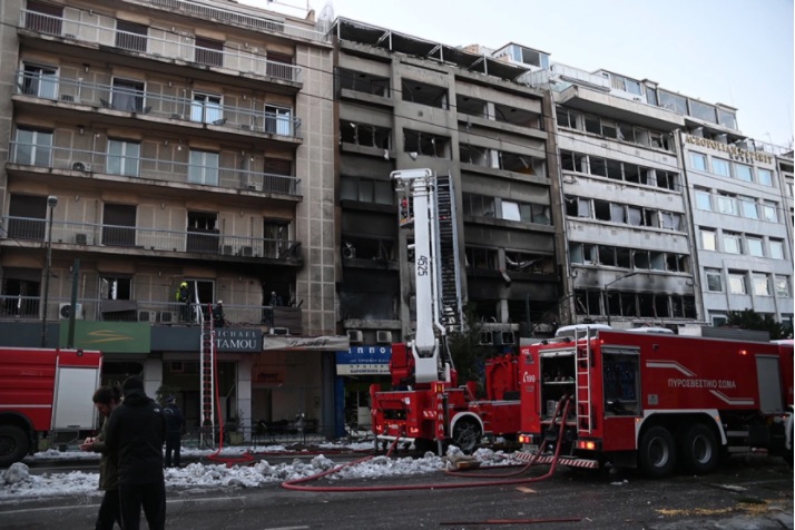 Ισχυρή έκρηξη σε κτίριο στη Συγγρού,