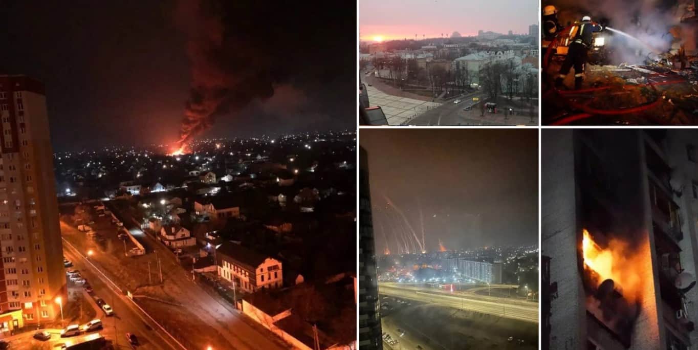 Ρωσική επίθεση στην Ουκρανία: Πυρά στο κέντρο του Κιέβου κοντά σε κυβερνητικά κτίρια - Μάχες σε προάστια