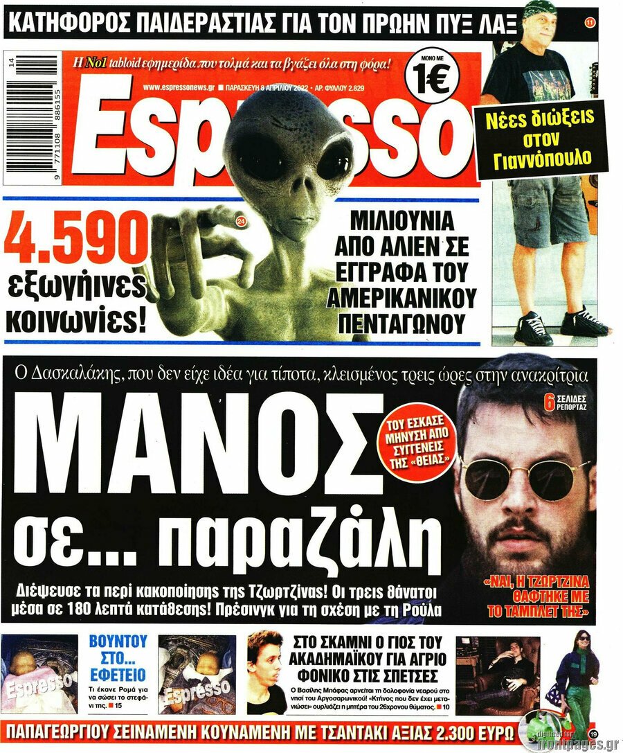 Τα πρωτοσέλιδα των πολιτικών και αθλητικών εφημερίδων