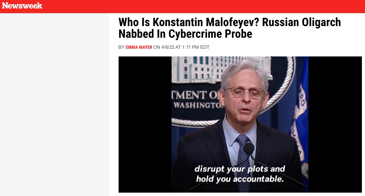 Το newsweek σκιαγραφεί το προφίλ του Ρώσου ολιγάρχη.