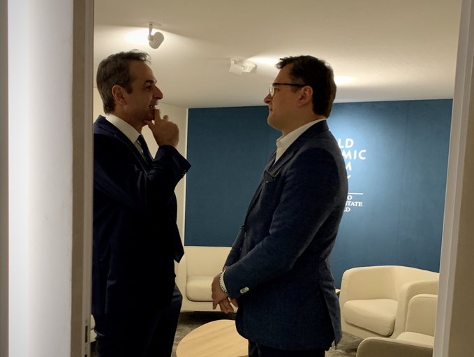 Ο Πρωθυπουργός συναντήθηκε με τον υπουργό Εξωτερικών της Ουκρανίας, Ντμίτρο Κουλέμπα.