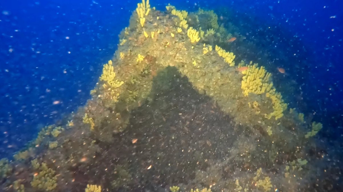 Μακρόνησος: Εντυπωσιακές εικόνες από το ναυάγιο πλοίου που είχε χαθεί το 1959 