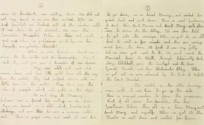 Βασίλισσα Ελισάβετ: To ιδιόχειρο σημείωμα που έγραψε όταν ήταν έντεκα ετών