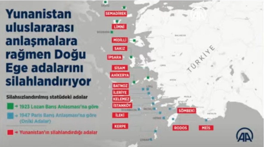 Ακραία πρόκληση Τσαβούσογλου: «Θα θέσουμε θέμα κυριαρχίας στα νησιά του ανατολικού Αιγαίου» (χάρτης)