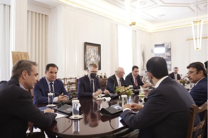 Τι συζήτησε ο Μητσοτάκης με τον υπουργό Βιομηχανίας και Τεχνολογίας των ΗΑΕ