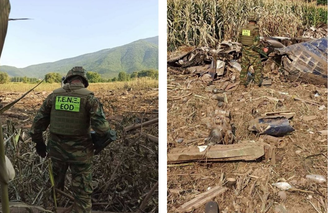 Συντριβή Antonov: Tο ΤΕΝΞ καθαρίζει την περιοχή της πρόσκρουσης από τα άσκαστα πυρομαχικά