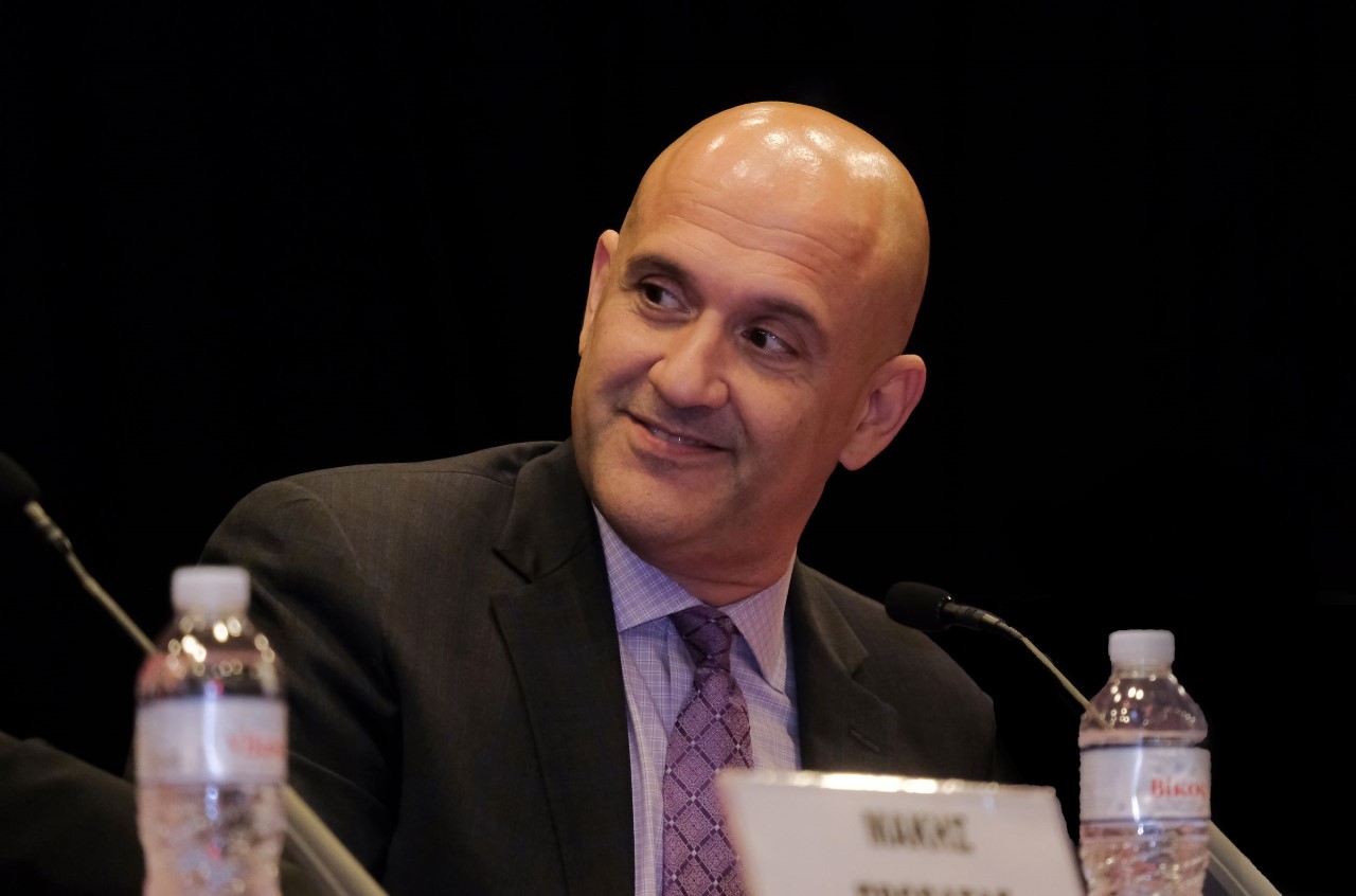 Ο Έντι Ζεμενίδης στην Ελληνοαμερικανική Ένωση.