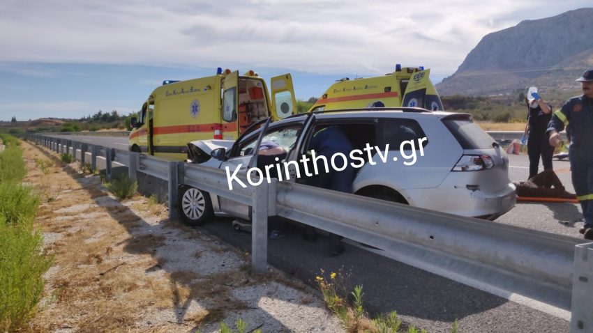 Τραγωδία στην εθνική οδό Αθηνών – Κορίνθου: Δύο νεκροί σε τροχαίο με φλεγόμενο ταξί και δύο αυτοκίνητα