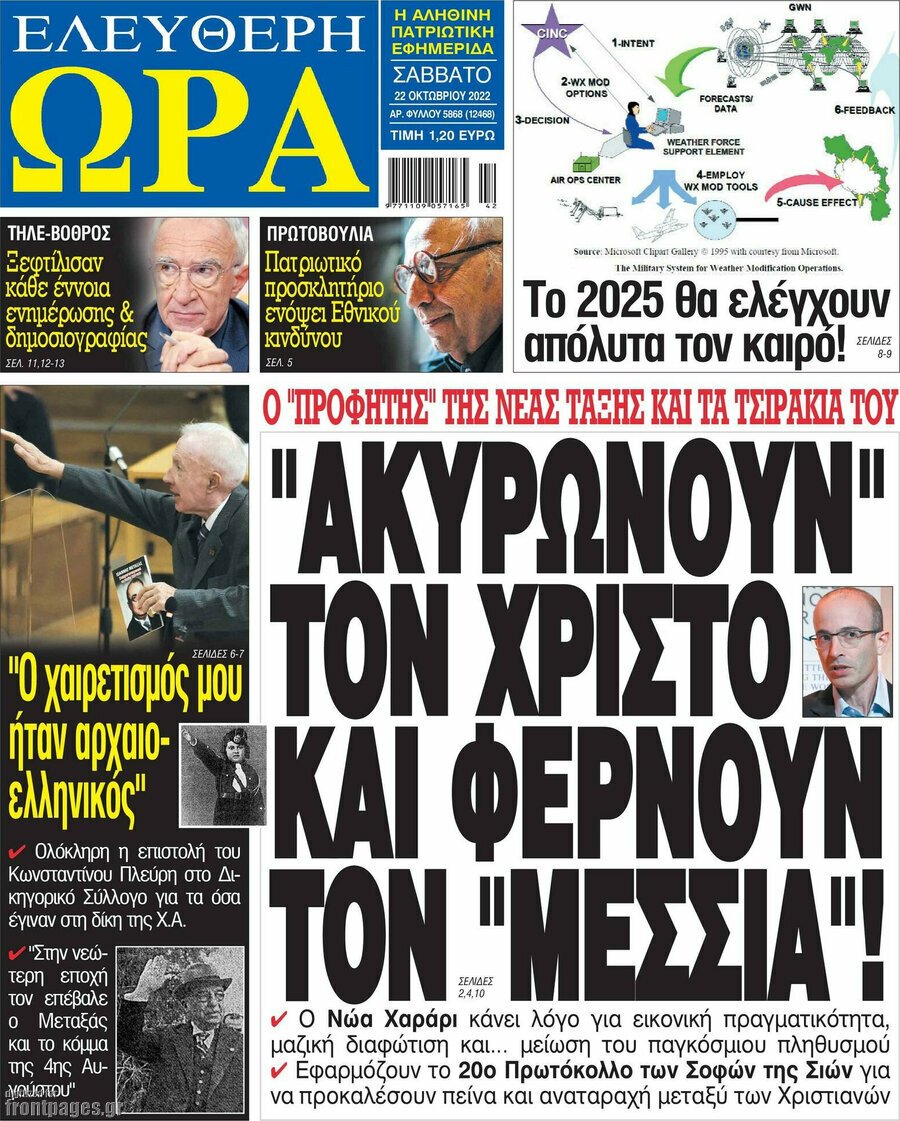πρωτοσέλιδα εφημερίδες