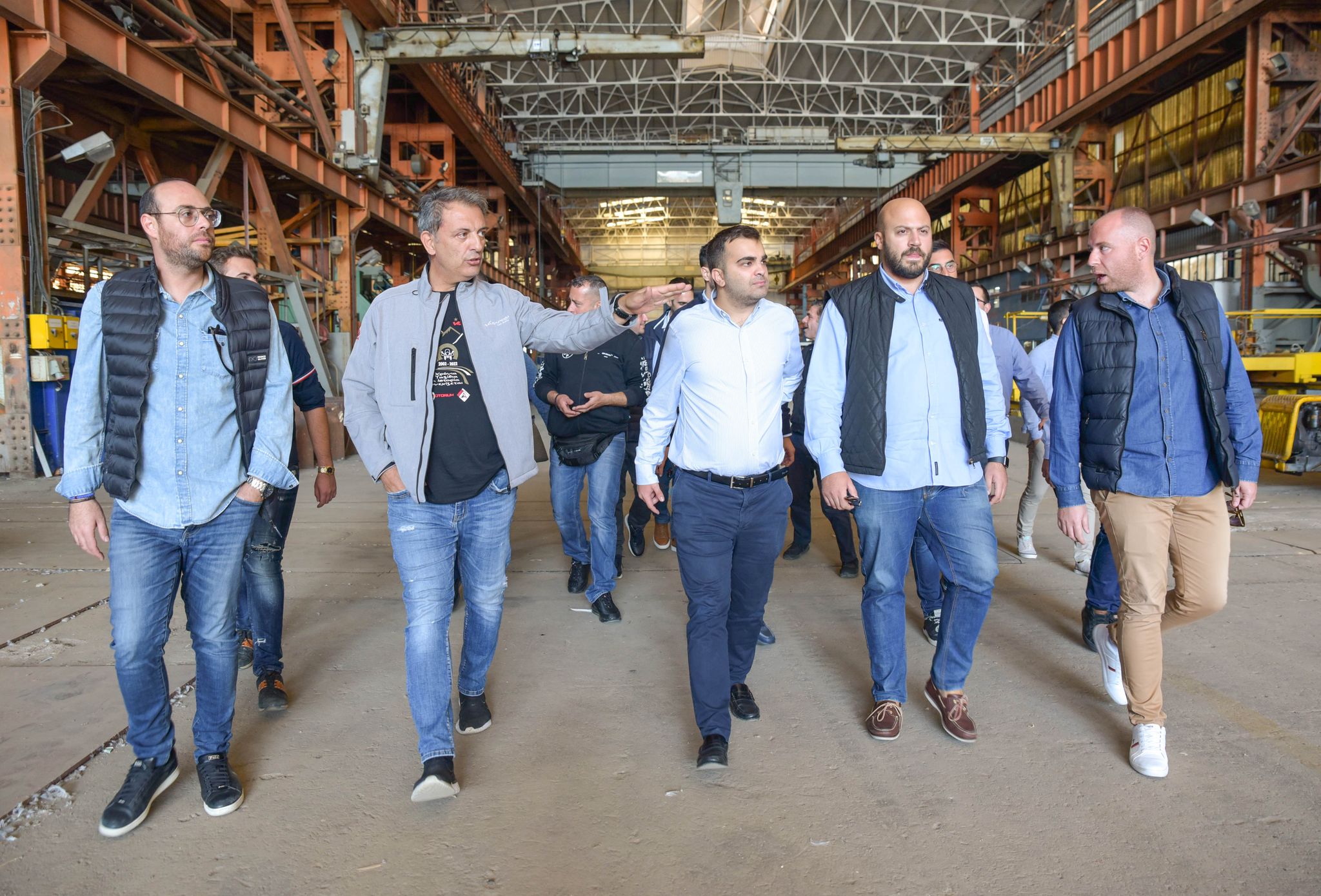 Επίσκεψη της ΟΝΝΕΔ στα Ναυπηγεία Ελευσίνας