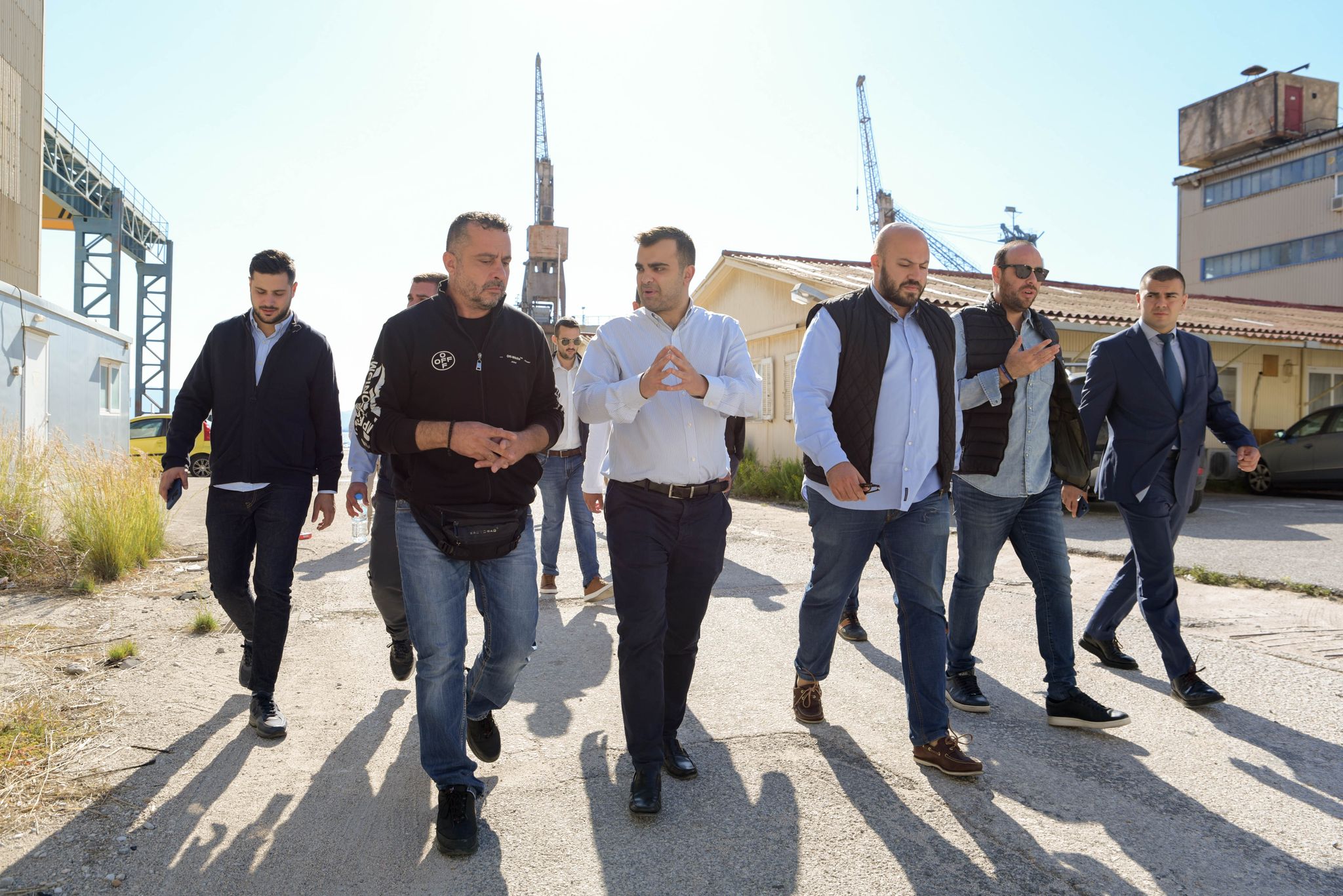 Επίσκεψη της ΟΝΝΕΔ στα Ναυπηγεία Ελευσίνας