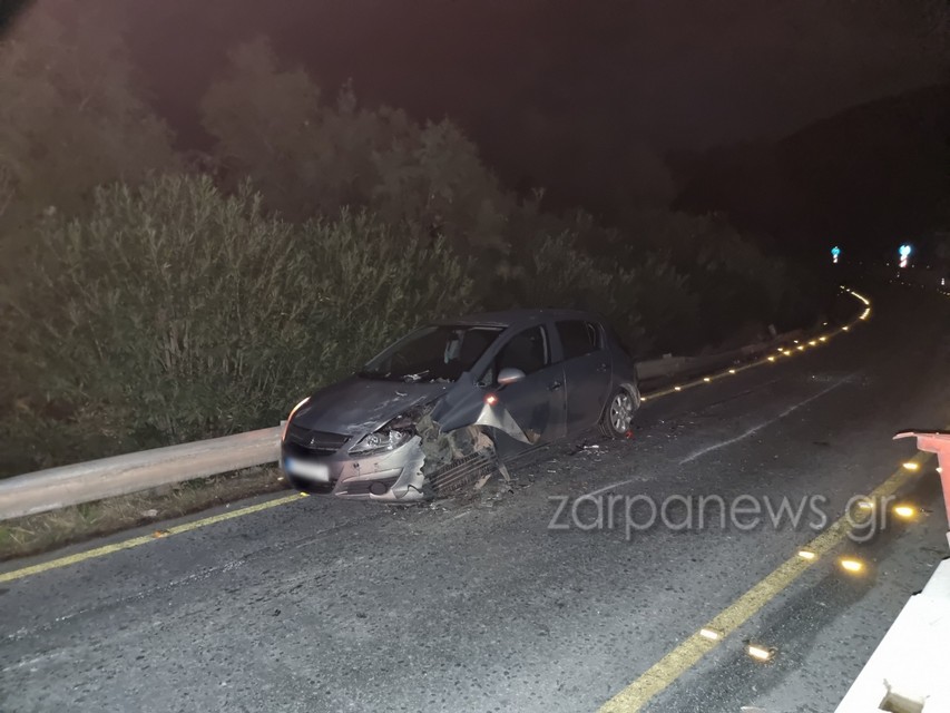 Κρήτη: Καραμπόλα έξι αυτοκινήτων στα Μεγάλα Χωράφια