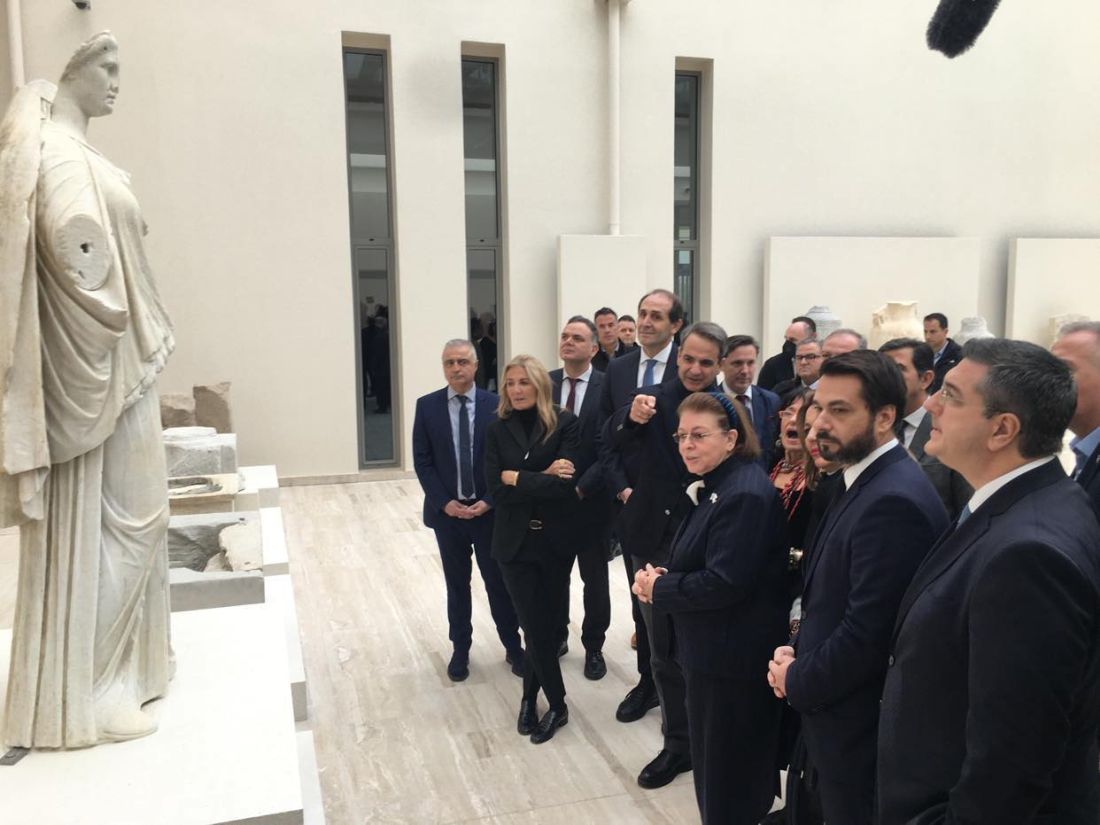 Εγκαινίασε το νέο Μουσείο της Βεργίνας ο Μητσοτάκης