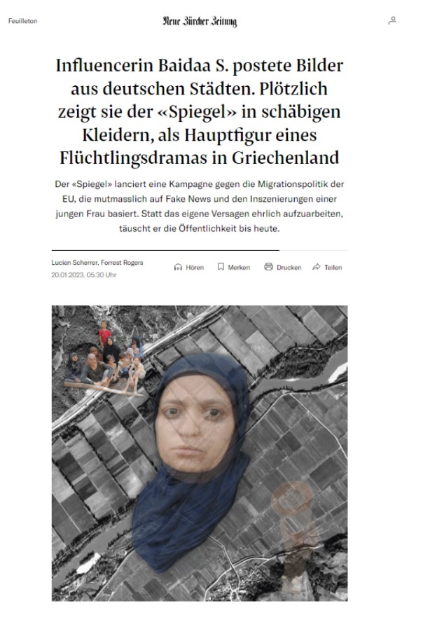Μετανάστες στον Έβρο: Η Μπαϊντά είναι influencer και ζει στη Γερμανία