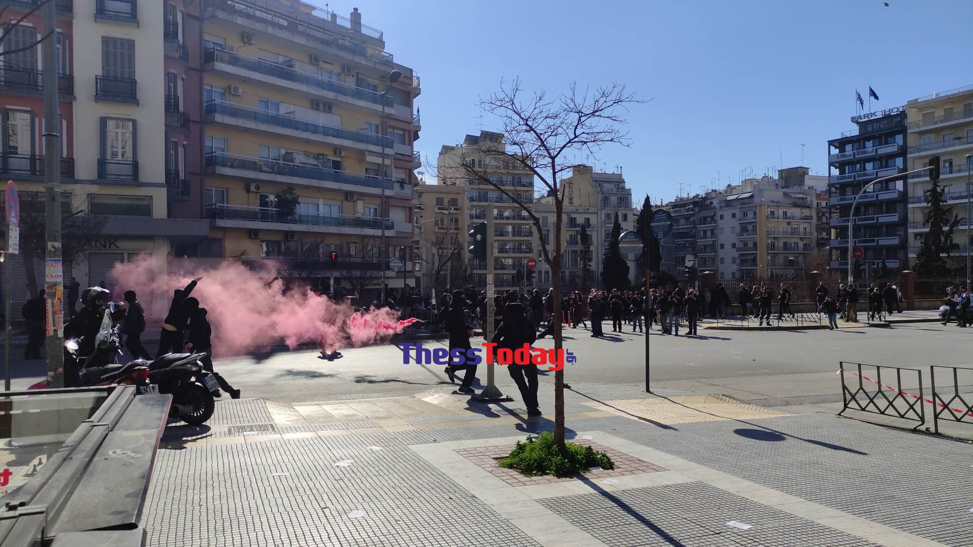 Θεσσαλονίκη: Επεισόδια μετά την πορεία για τα Τέμπη