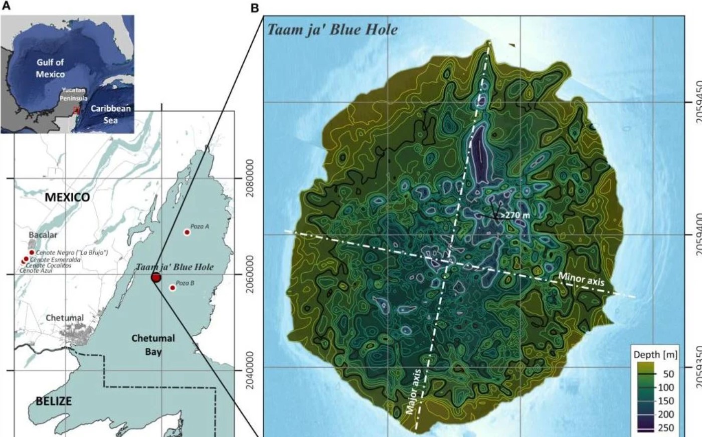 Μεξικό: Ανακαλύφθηκε τεράστια μπλε τρύπα