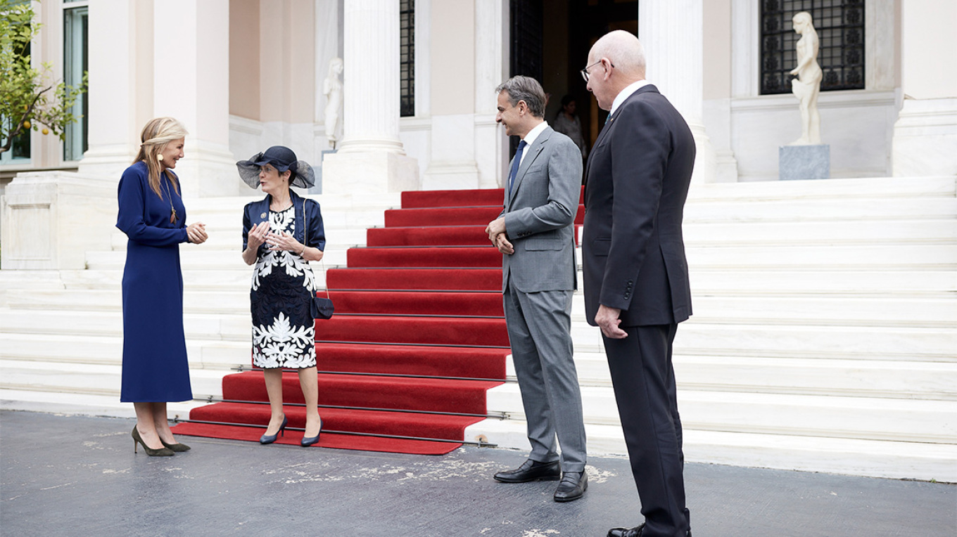 Τι συζήτησαν Σακελλαροπούλου και Μητσοτάκης με τον Γενικό Κυβερνήτη της Αυστραλίας