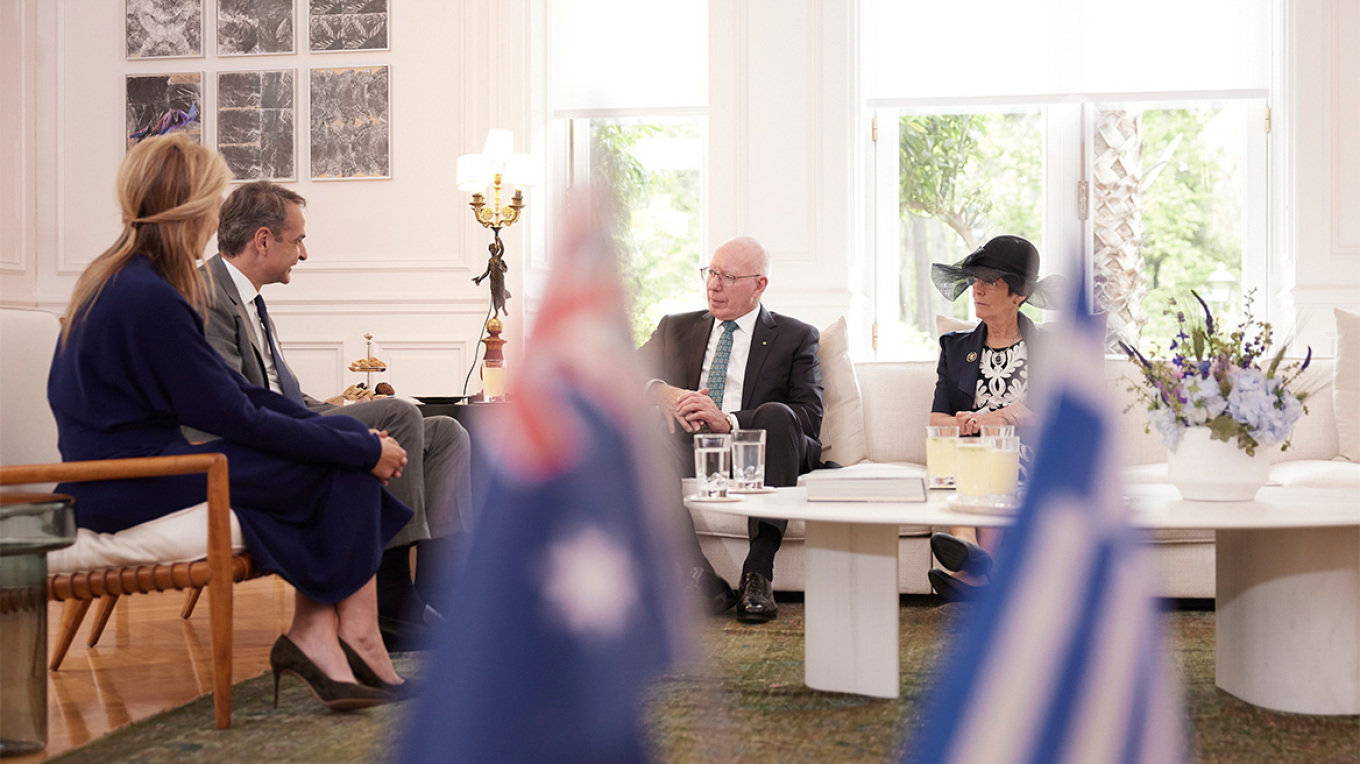 Τι συζήτησαν Σακελλαροπούλου και Μητσοτάκης με τον Γενικό Κυβερνήτη της Αυστραλίας