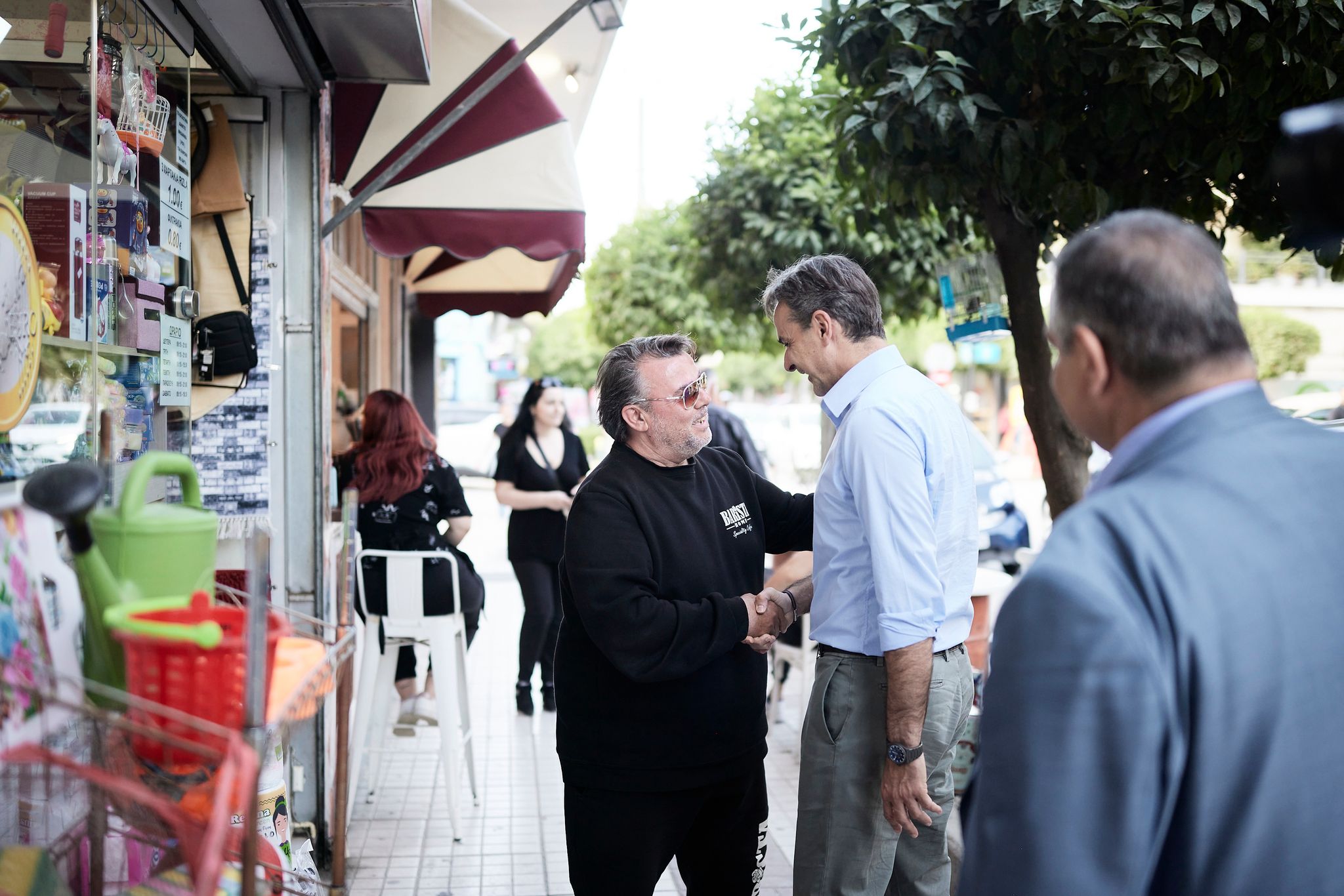 Επίσκεψη Μητσοτάκη στο Μοσχάτο