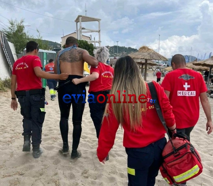 Βίντεο-σοκ από την Εύβοια: Τζετ σκι βγήκαν στην παραλία στους αγώνες Akropolis Jet Raid 2023 - Ένας τραυματίας 