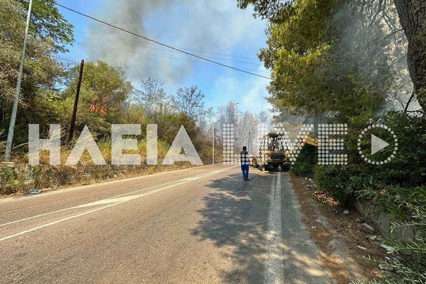 Ηλεία: Μεγάλη πυρκαγιά στην Παλαιοβαρβάσαινα
