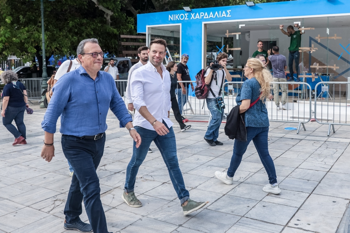 Ο Κασσελάκης κόβει βόλτες στην Αθήνα