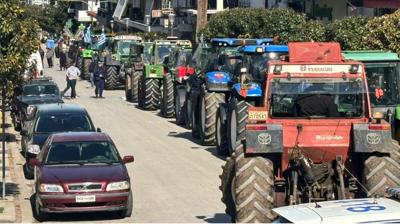 Αγρότες: Μεγάλο συλλαλητήριο στα Φάρσαλα