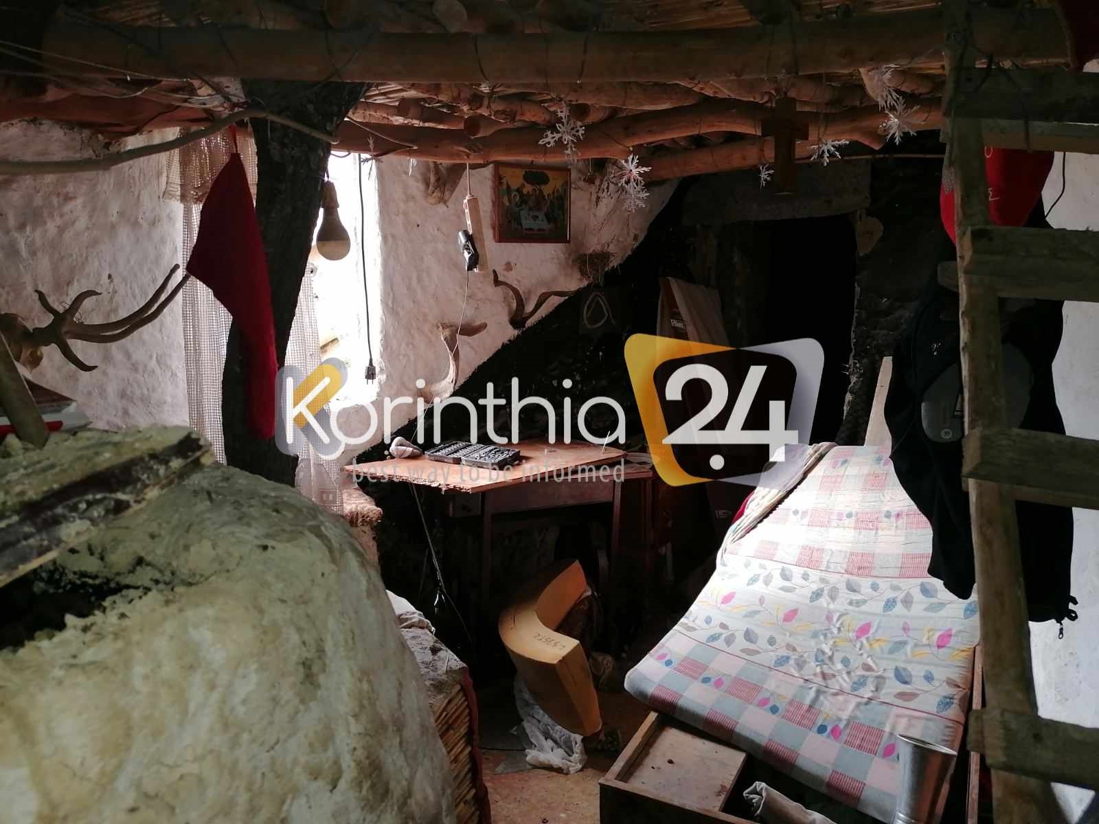 Κόρινθος: Σοκάρουν οι εικόνες από το «λαγούμι» που έμενε η πολύτεκνη οικογένεια