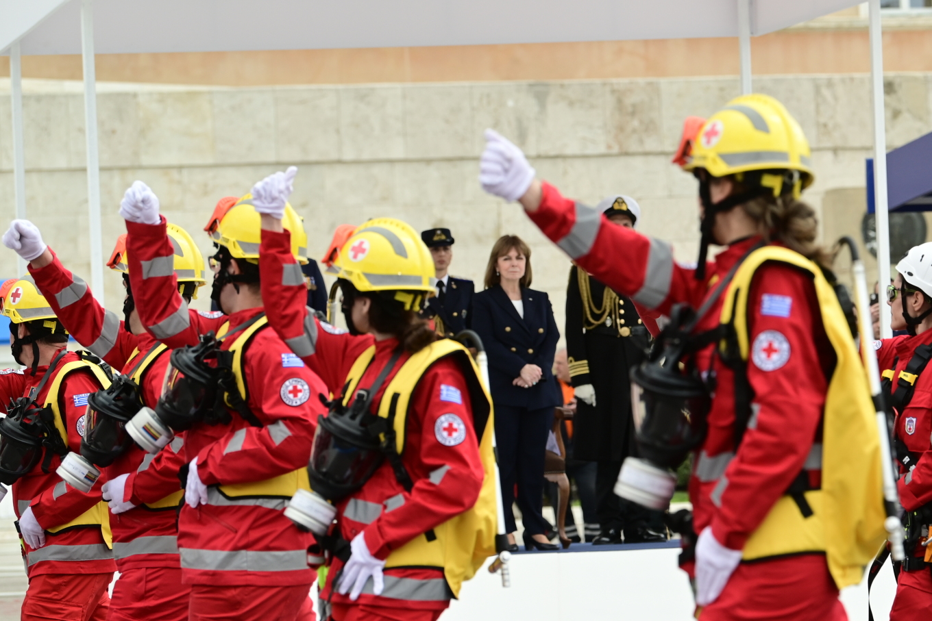 Mεγάλη στρατιωτική παρέλαση για την 25η Μαρτίου στην Αθήνα