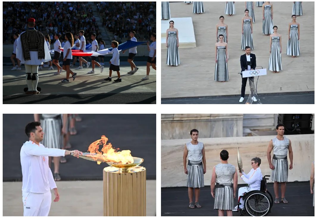 Ολυμπιακή Φλόγα: H εντυπωσιακή τελετή παράδοσης στο Καλλιμάρμαρο