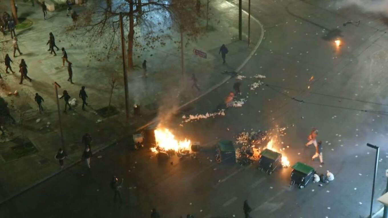 Σοβαρά επεισόδια μετά το συλλαλητήριο στο Σύνταγμα