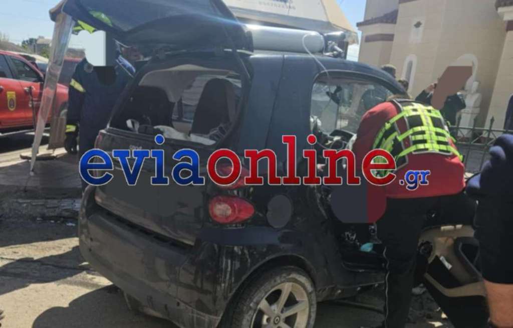Σοβαρό τροχαίο στην Εύβοια