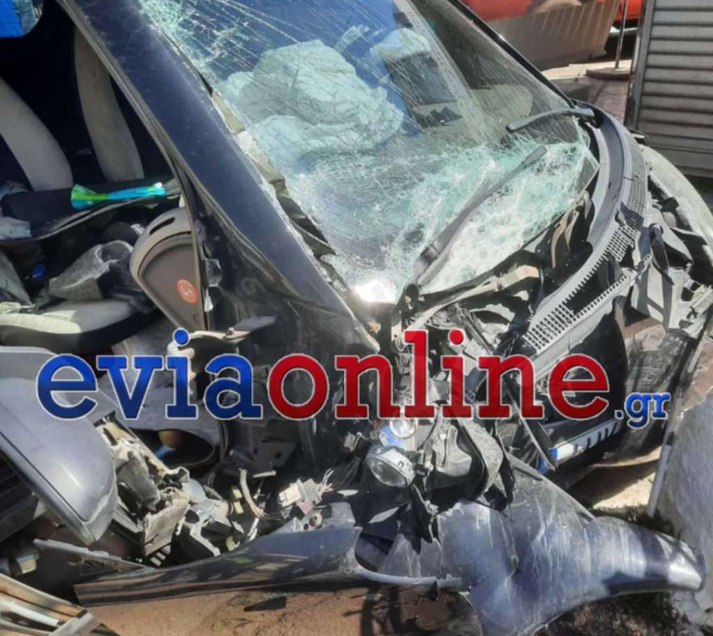 Σοβαρό τροχαίο στην Εύβοια