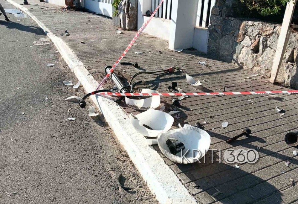 Χανιά: Αυτοκίνητο παρέσυρε πεζό και μετά «καρφώθηκε» σε δέντρο