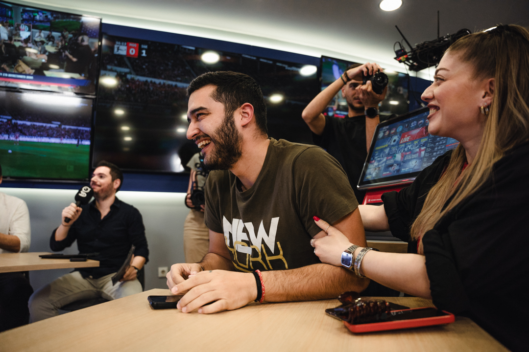 Πάμε Στοίχημα Football Party by Gazzetta σε κατάστημα ΟΠΑΠ στο Αιγάλεω