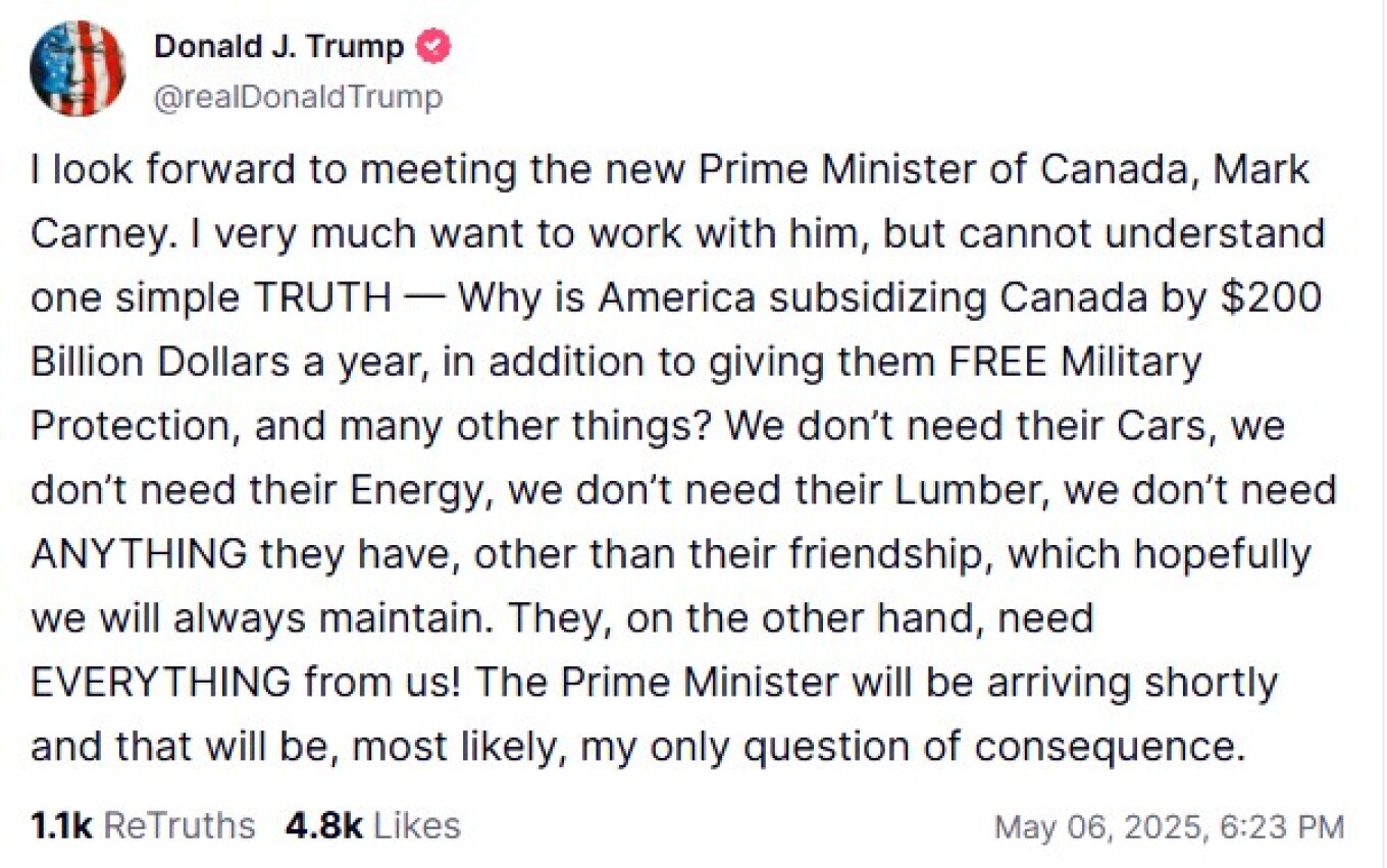 ανάρτηση Τραμπ