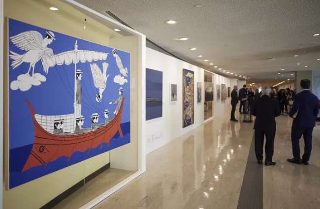 Στα εγκαίνια έκθεσης στη Νέα Υόρκη ο Μητσοτάκης