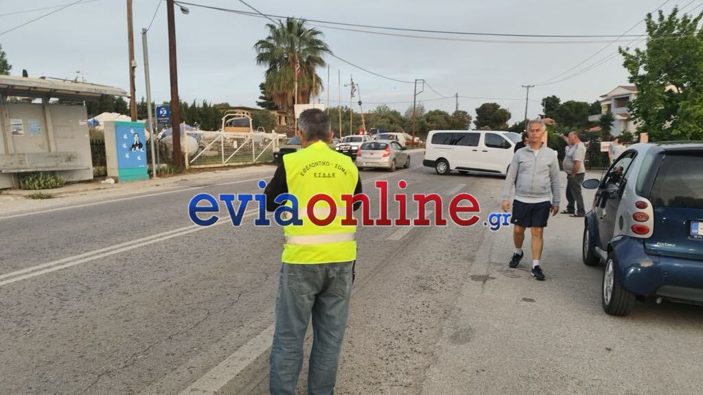 Εύβοια: Σύγκρουση αυτοκινήτου με μηχανάκι