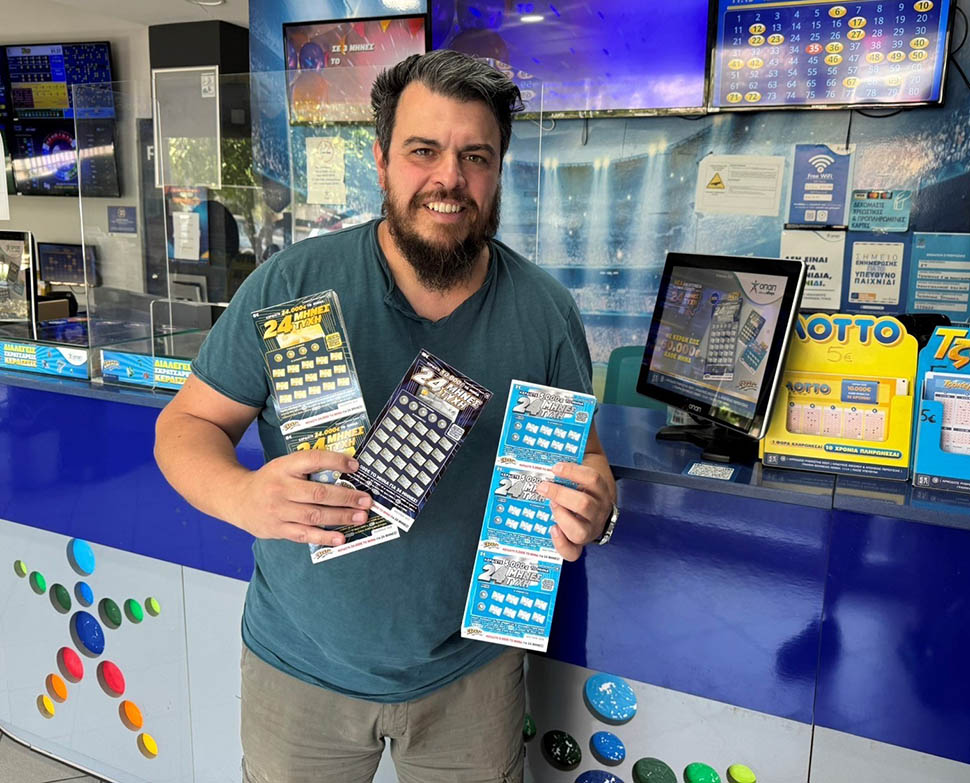 Κωνσταντίνος Καλλιγιαννάκης, ιδιοκτήτης καταστήματος ΟΠΑΠ επί της Λεωφ. Λοχαγού Χρονοπούλου 52, στον Άλιμο