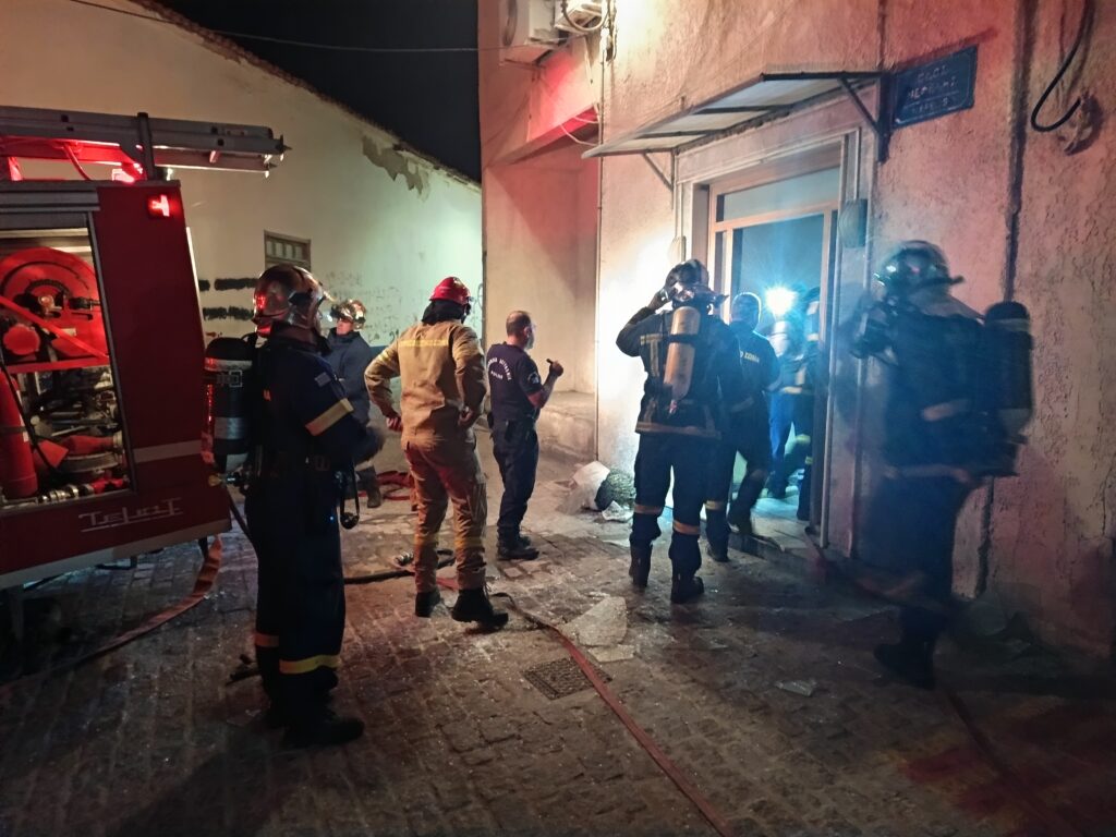 Λήμνος: Φωτιά στο κτίριο της ΕΑΣ 