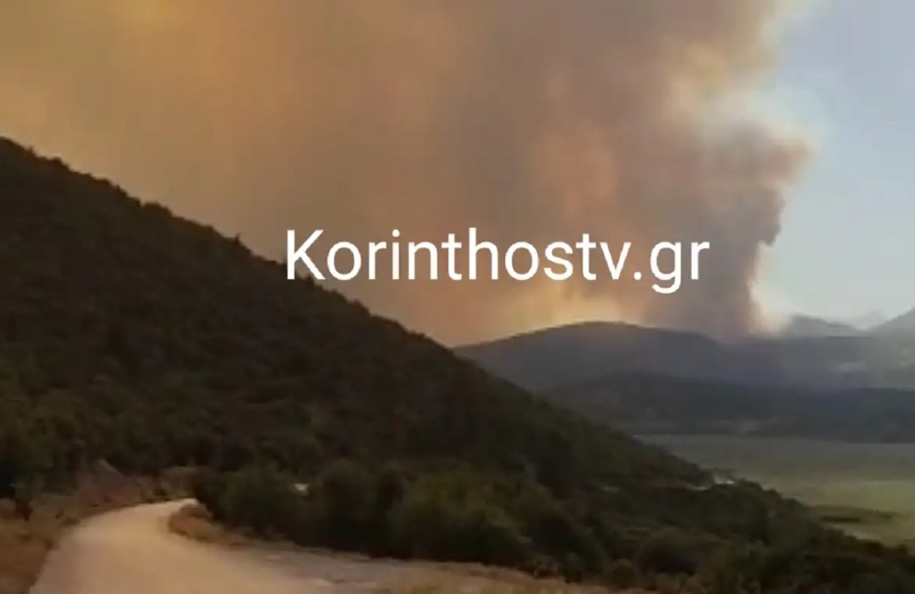 φωτιά στην Κορινθία