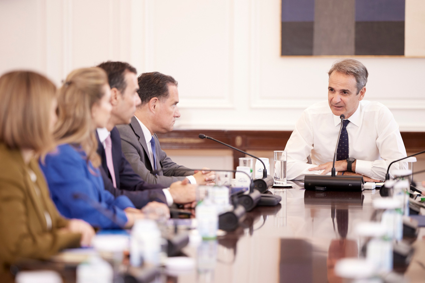 Μητσοτάκης σύσκεψη