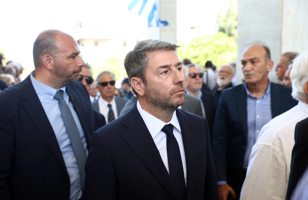 Ανδρουλάκης κηδεία Σαμαρά 