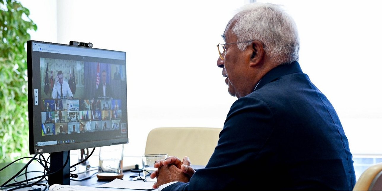 Αντόνιο Κόστα τηλεδιάσκεψη