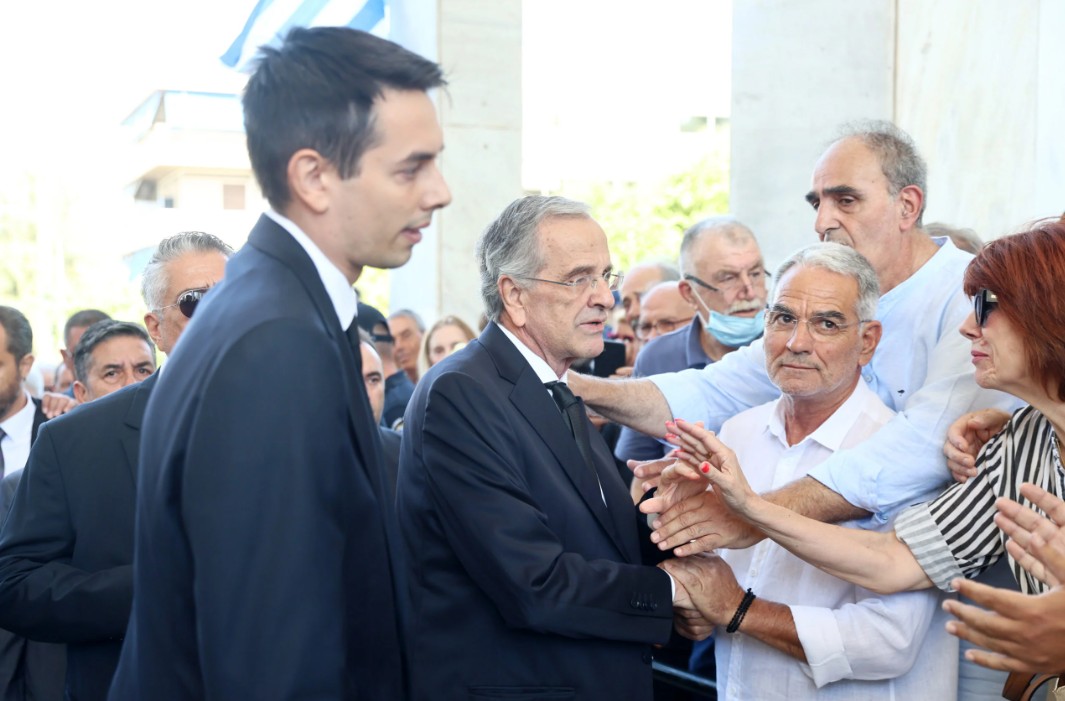 Σαμαράς κηδεία Λένα Σαμαρά 